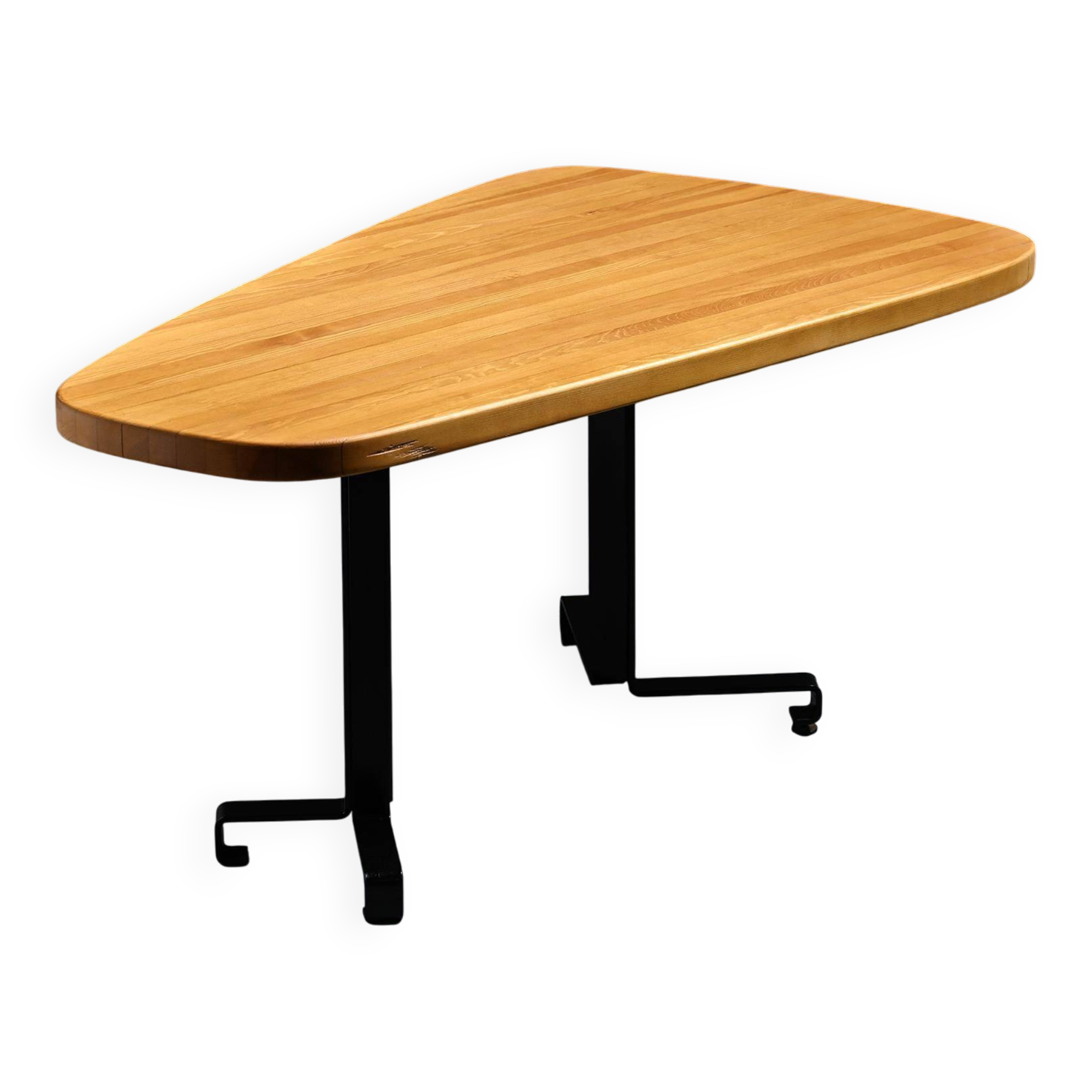 Free-form table, Charlotte Perriand for Les Arcs, circa 1986