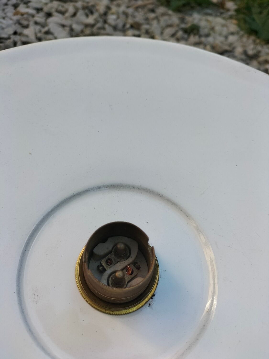 3 suspensions en tôles émaillées