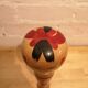 1960s Kokeshi japanese wooden hand painted doll