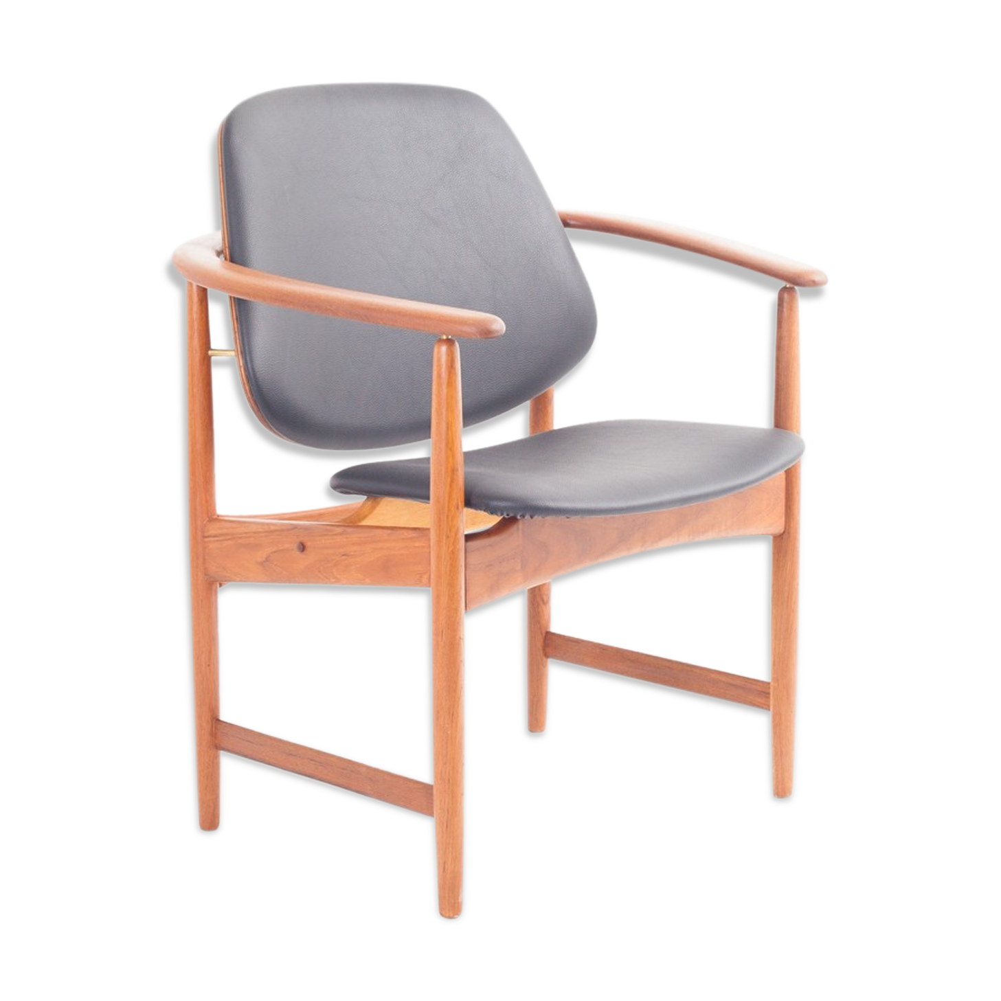 Teak Armchair by Arne Hovmand Olsen for Jutex, 1960s