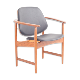 Fauteuil en teck par Arne Hovmand Olsen pour Jutex, années 1960