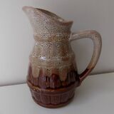 Stoneware pitcher (REVOL) numbered
