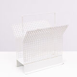 Perforated Metal News Paper Rack, 1960s, France
