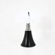Black Pipistrello lamp by Gae Aulenti for Martinelli Luce, 1960s