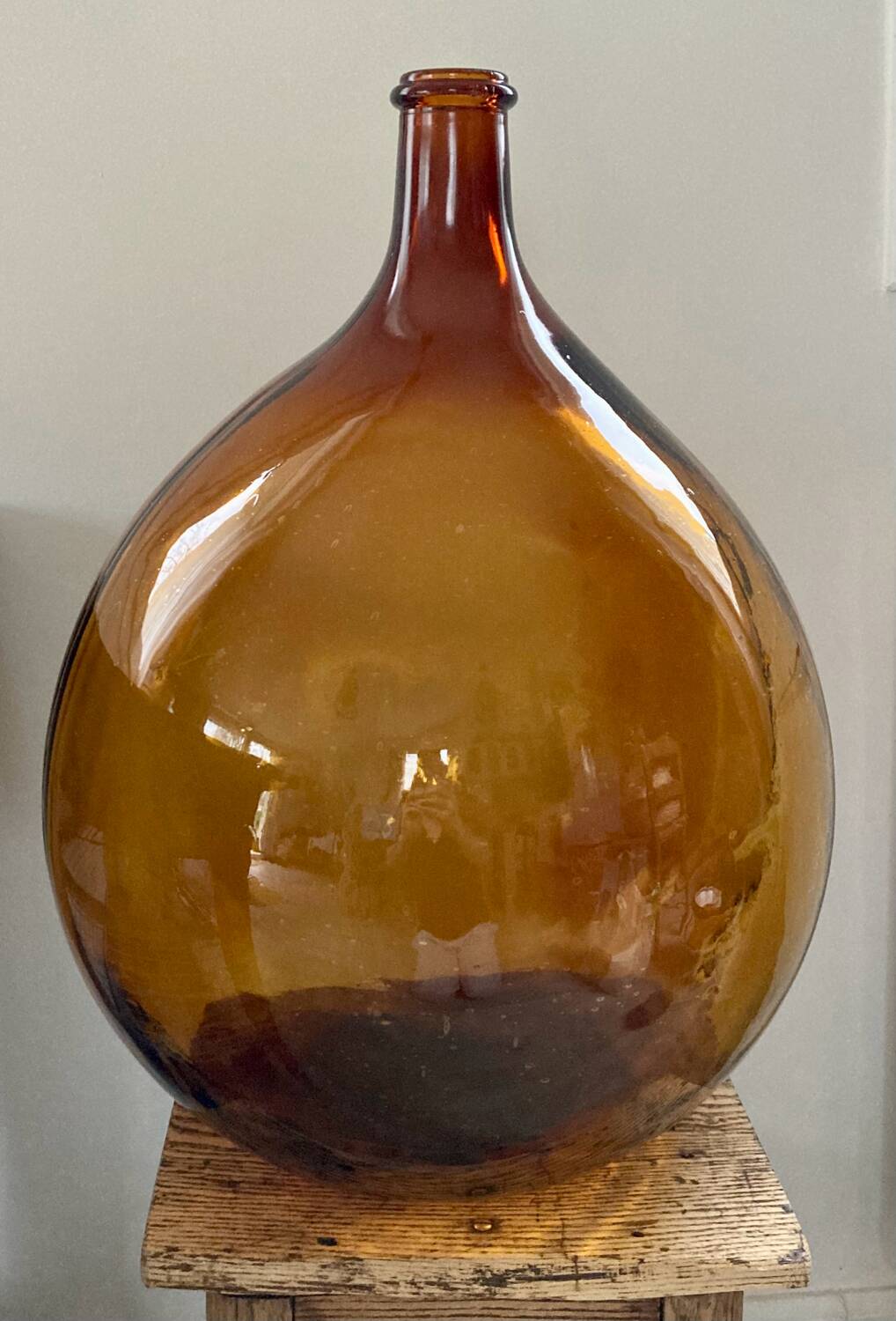 Amber demijohn 30L