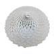 Ceiling lamp or wall lamp in cut glass and metal