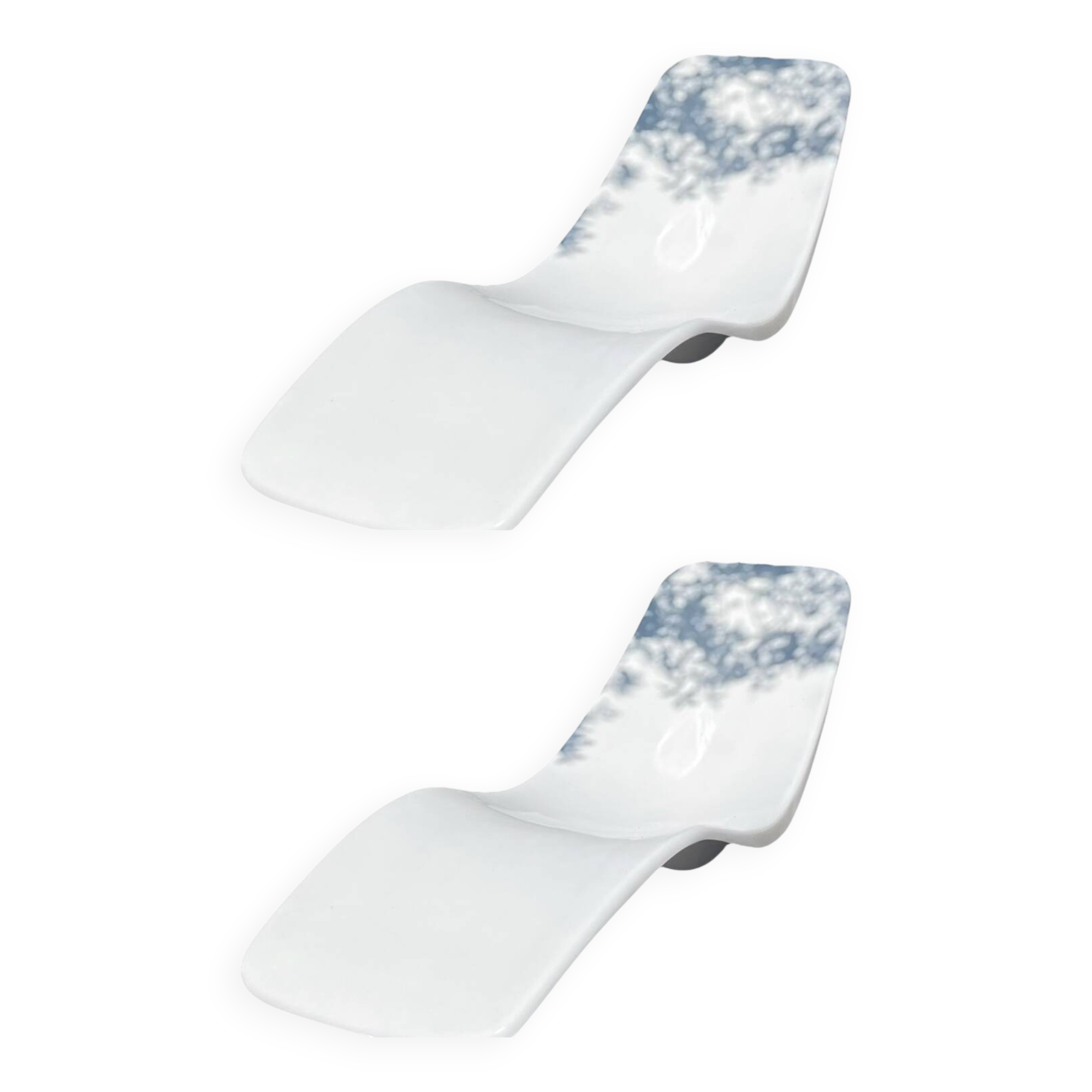 Club Med Charles Zublena Eurolax R1 Fiber Deckchairs