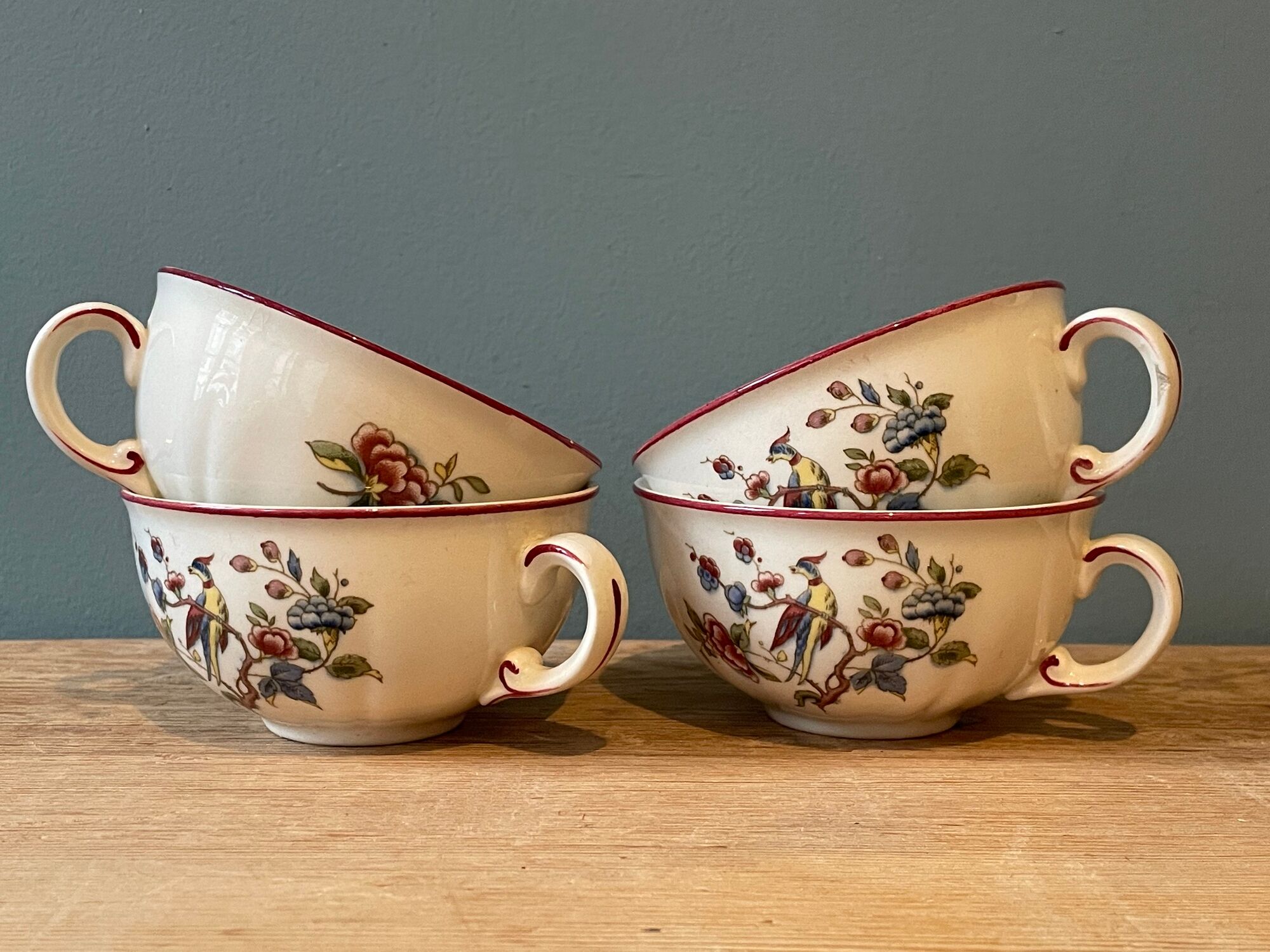 Set of 10 pieces of a Villeroy and Boch tea set, Phoenix model