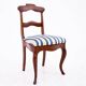 Five antique chairs, Northern Europe, around 1890. After renovation.