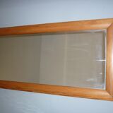 Mirror domed wooden frame 140X45, 80s