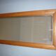 Mirror domed wooden frame 140X45, 80s