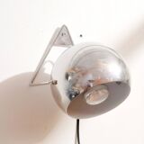Vintage adjustable lamp - Space Age - Chrome metal - 1980s