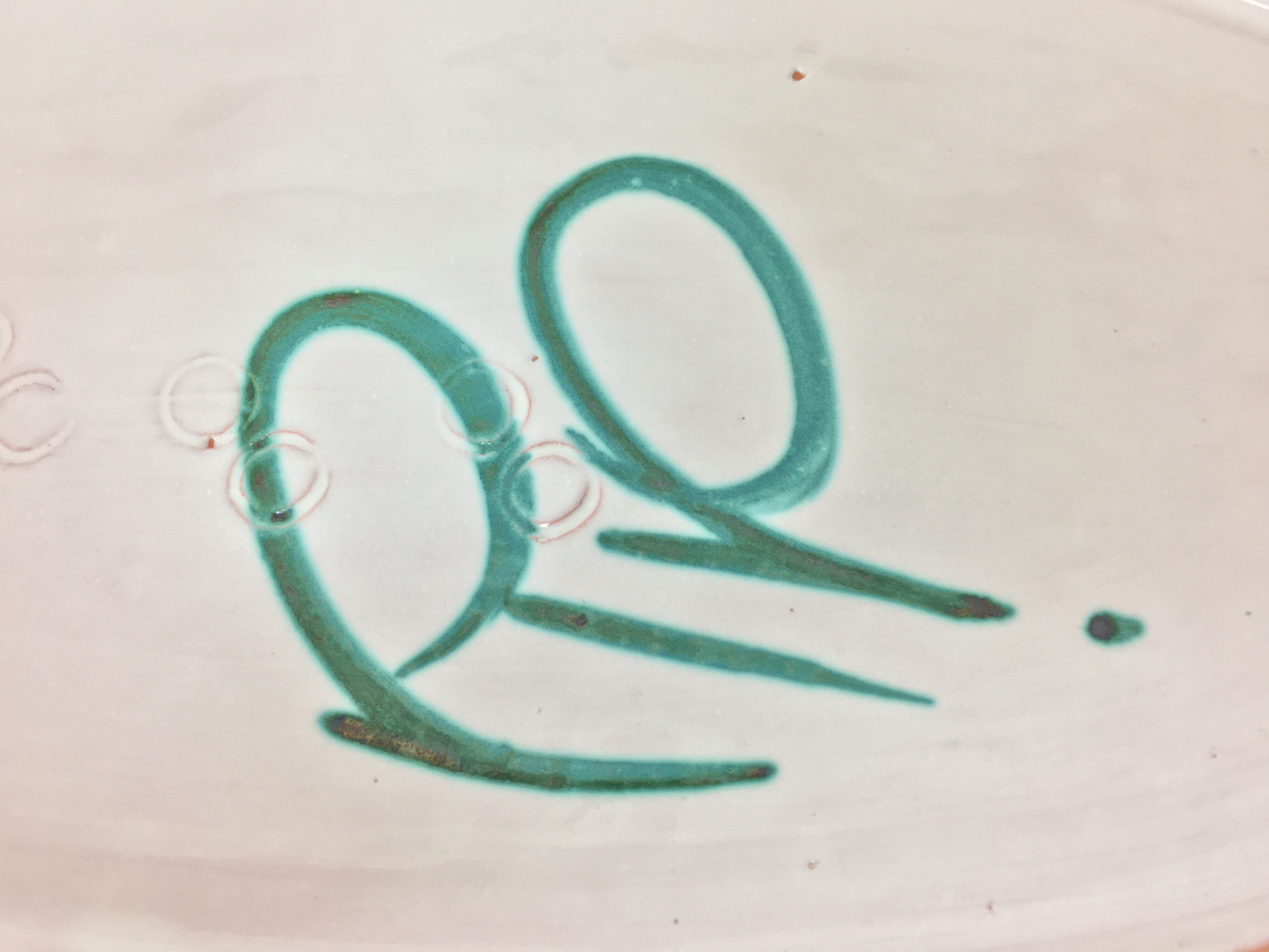 Robert Picault dish, Vallauris ceramics