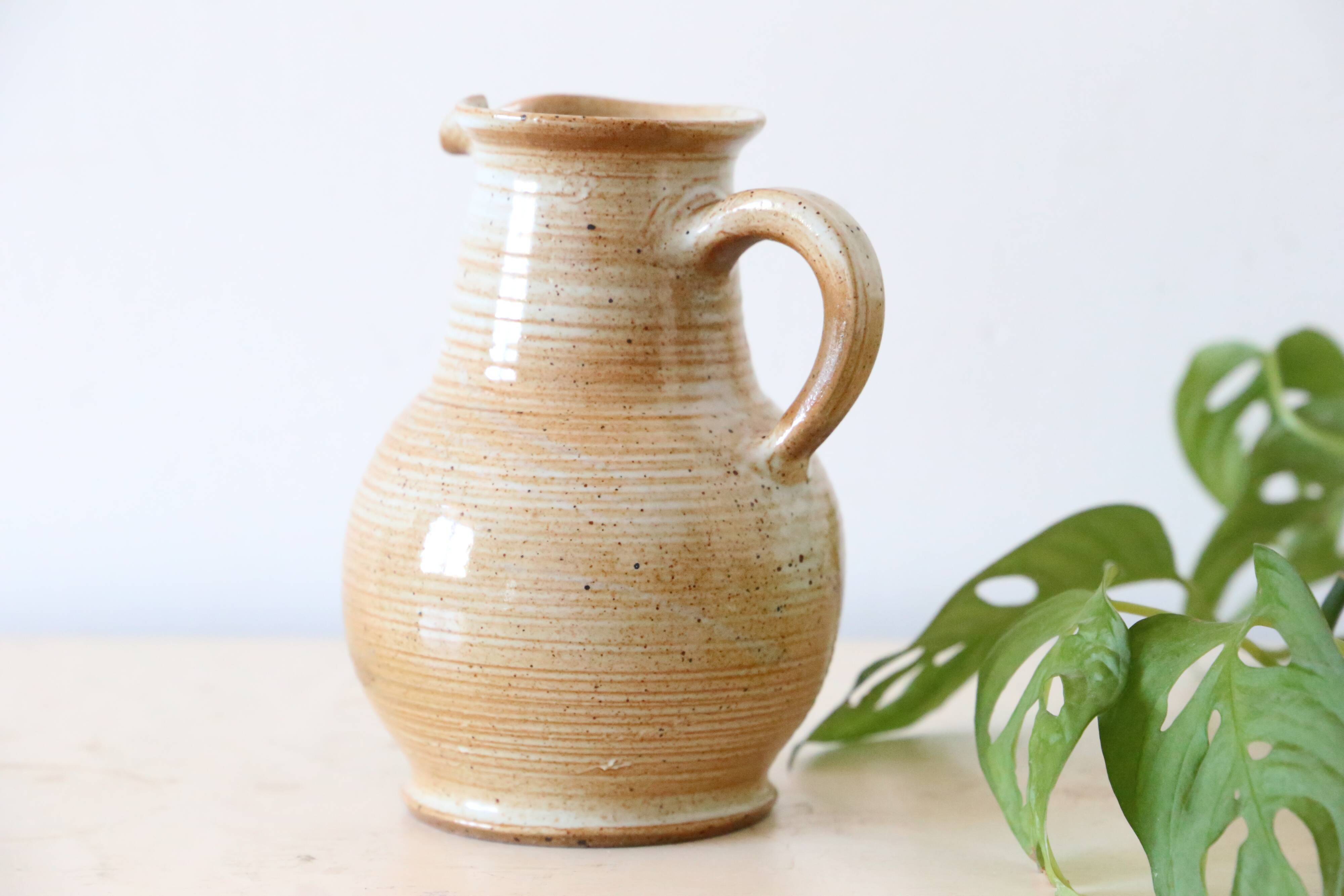 Sandstone jug, Marais sandstone, vintage French