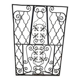 Solid wrought iron gate or gate