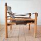 Midcentury Sirocco Safari armchair by Arne Norell, 1964