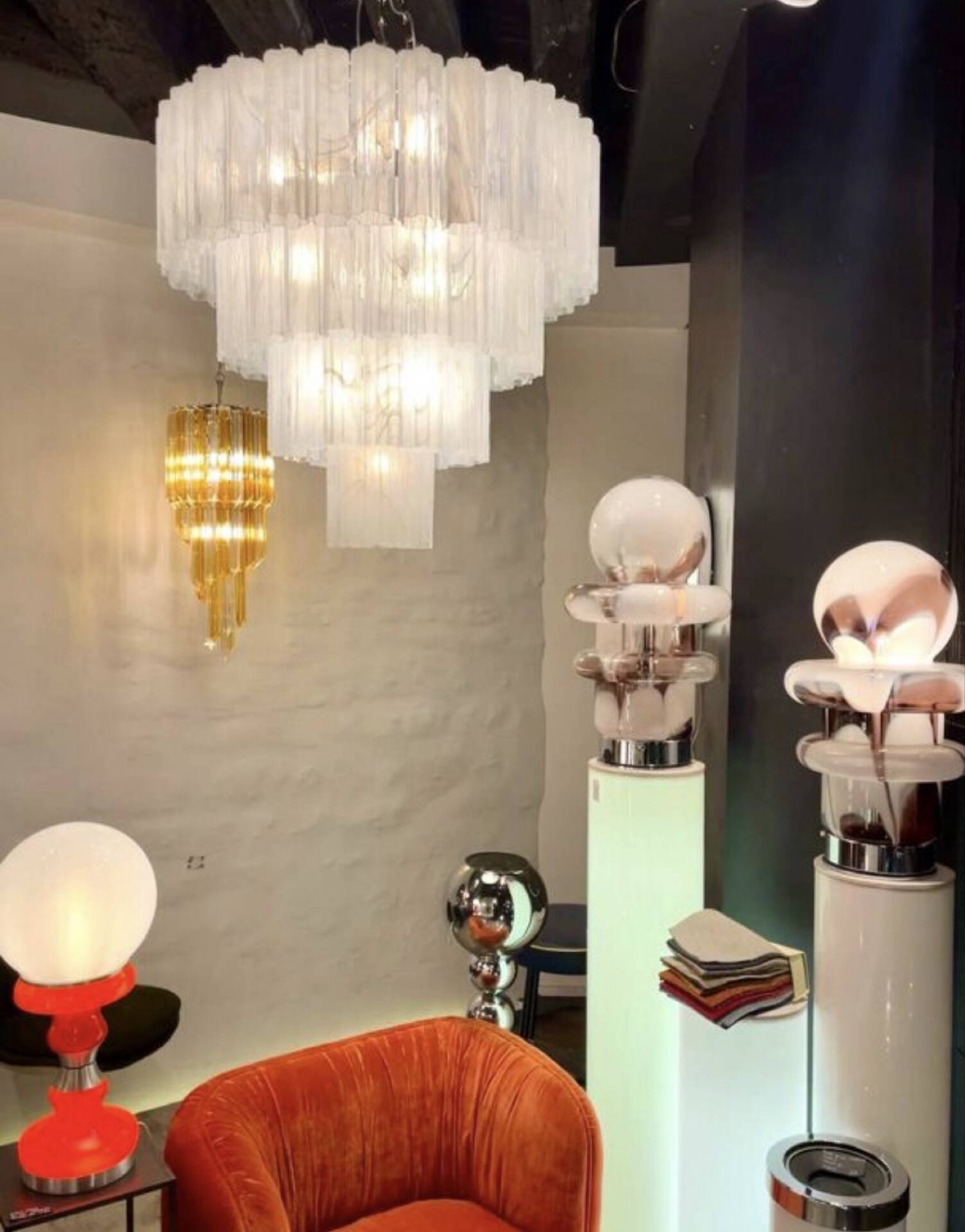 Grand Lustre Murano verre