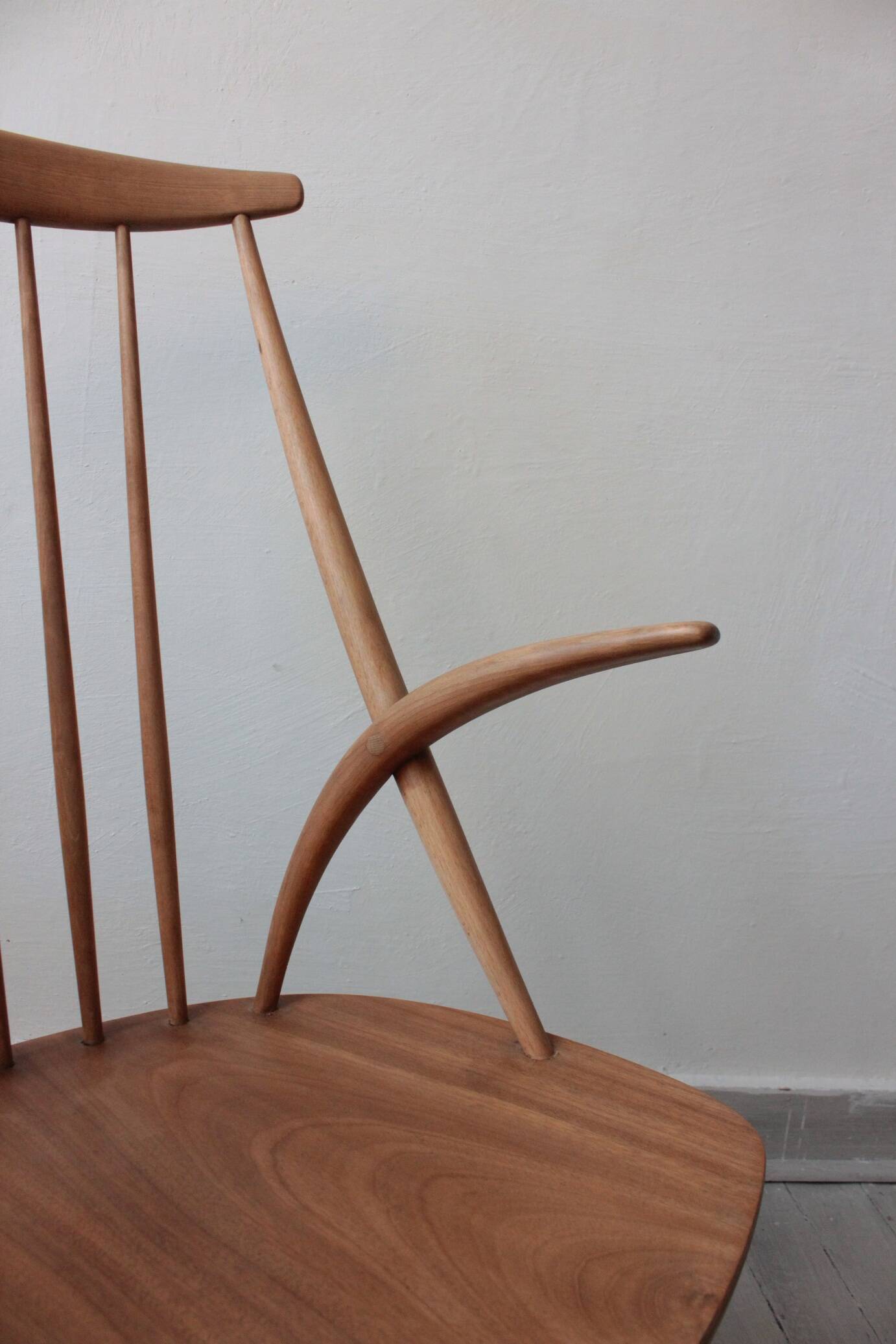 Scandinavian Rocking Chair by Illum Wikkelsø for Niels Eilersen, 1958