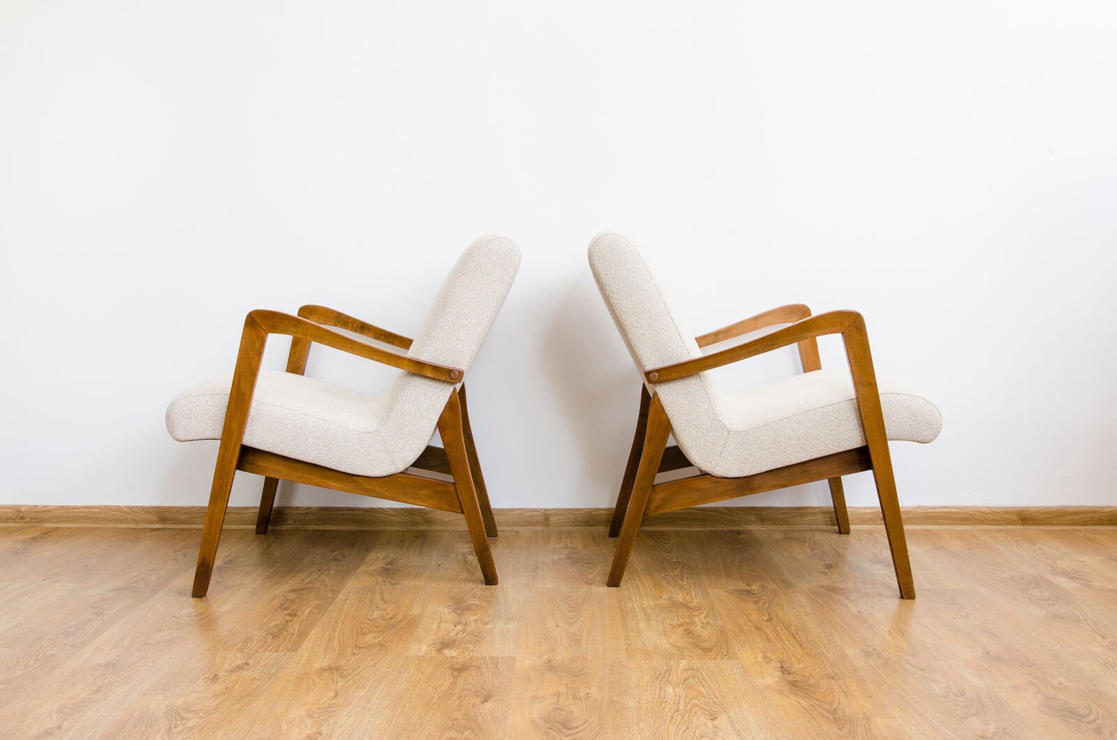 Pair of mid century armchairs