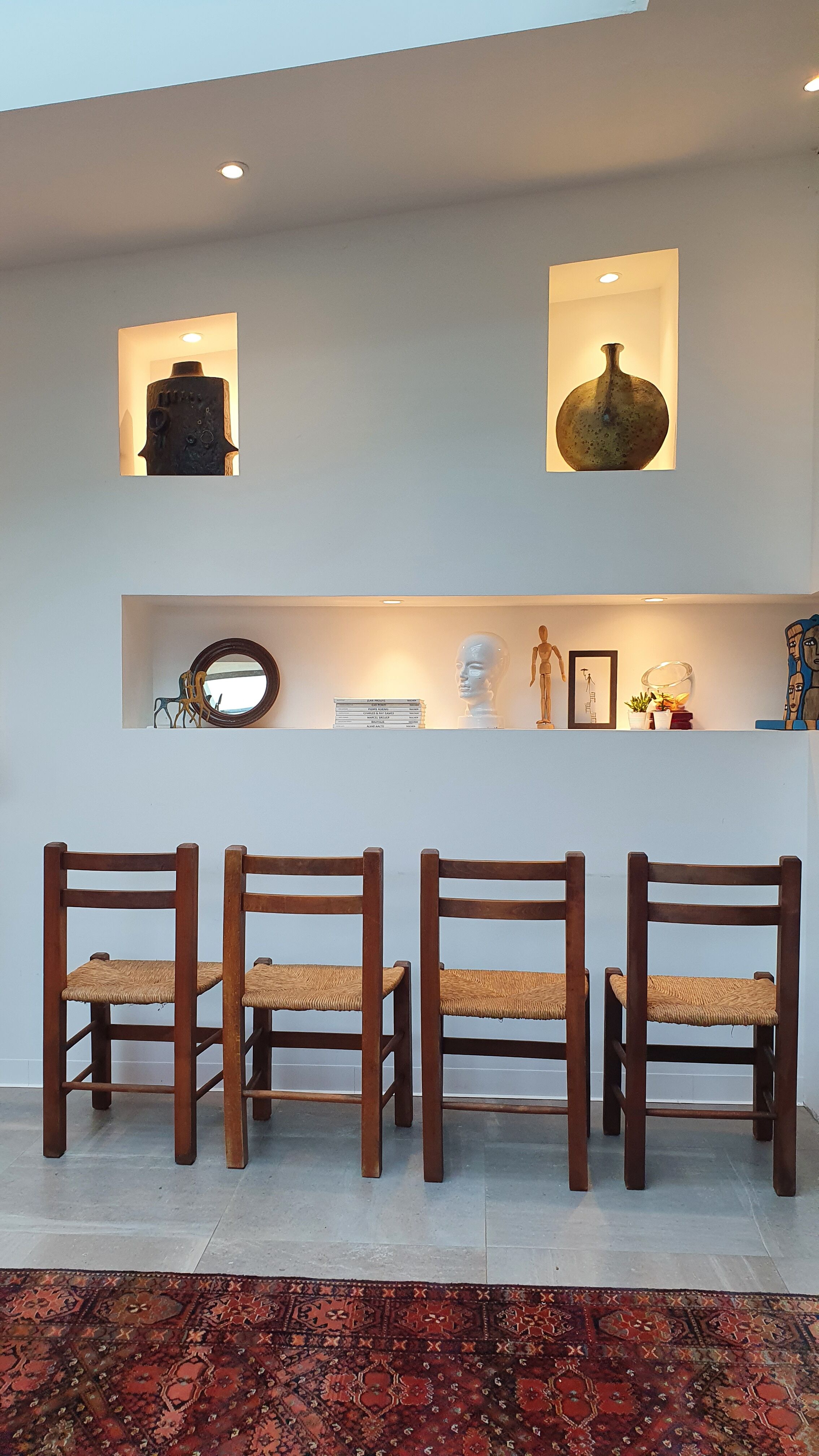 Set of 4 mulched chairs