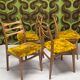 Lot de 4 chaises Scandinave 1970 Mid Century