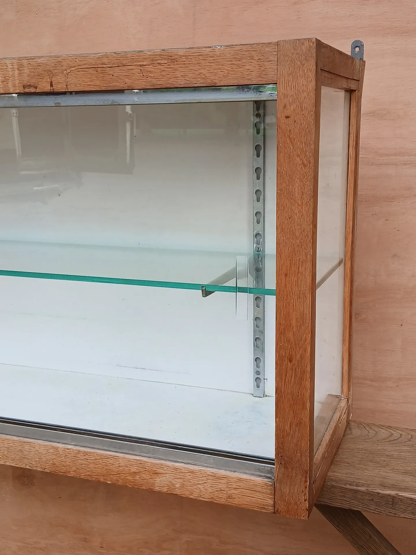 1950s wall display cabinet