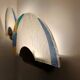 Murano glass wall lights from the 80s