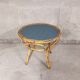 Side table in vintage rattan 60s