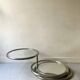 Removable coffee table in chrome, glass & mirror by Milo Baughman, design 1970.