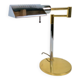 Adjustable Brass Chrome Table Lamp from Star Leuchten, Germany, 1970s