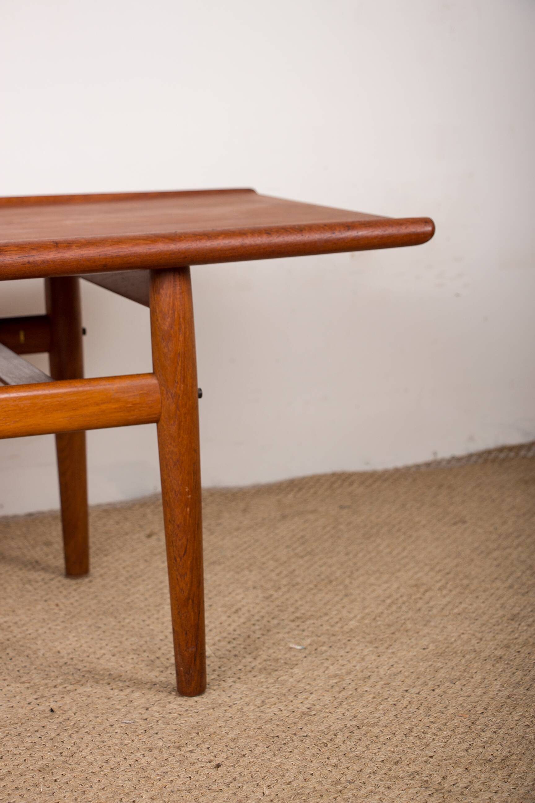 Danish Teak coffee table, two levels, by Grete Jalk for Glostrup Mobelfabrik 1960.
