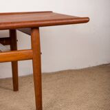 Danish Teak coffee table, two levels, by Grete Jalk for Glostrup Mobelfabrik 1960.