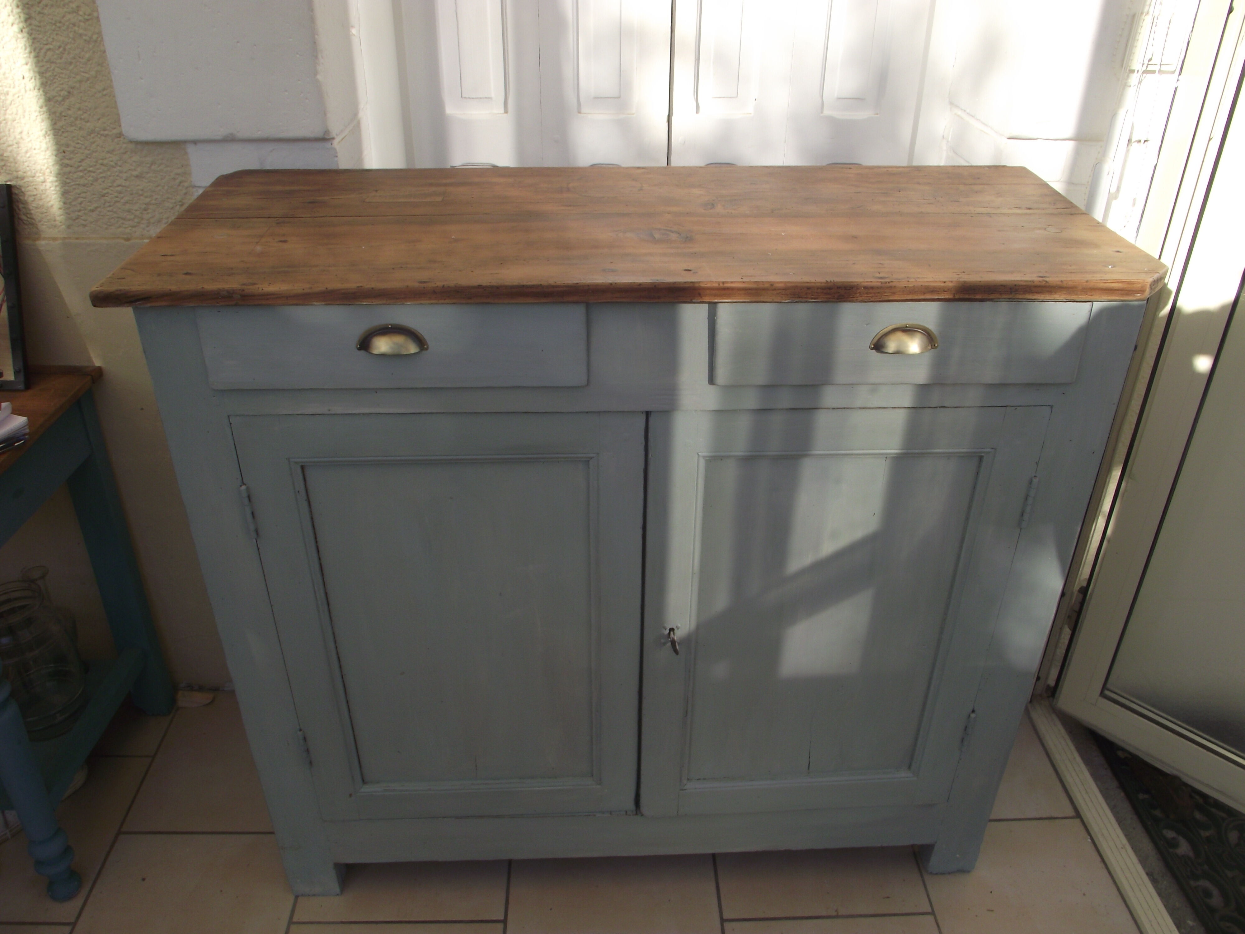Parisian sideboard in painted fir