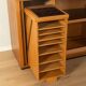 Very rare functional mid-century desk, 1960s, solid wood, Germany