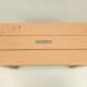 Rectangular wooden step painted pink