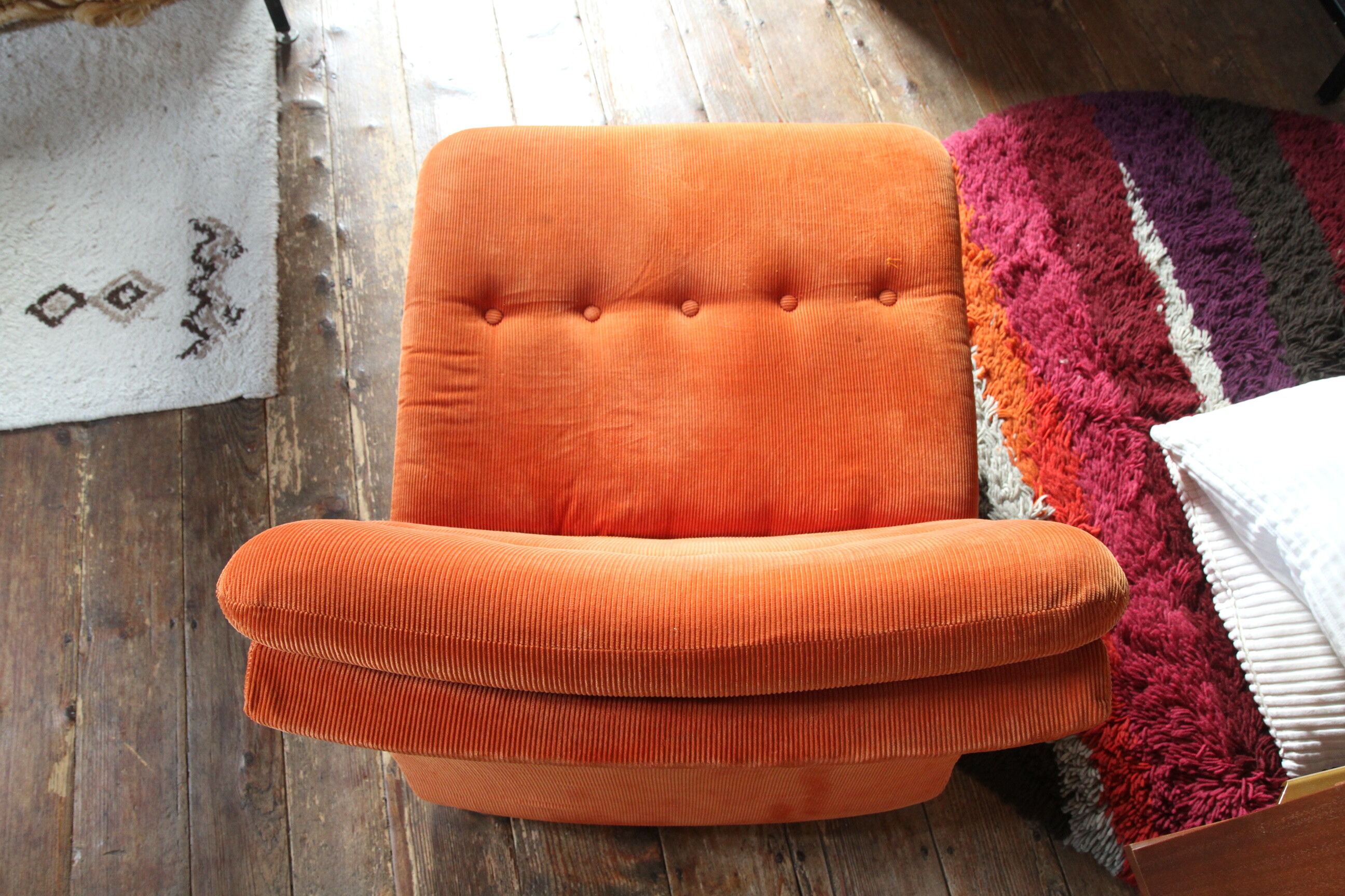 70s corduroy heater