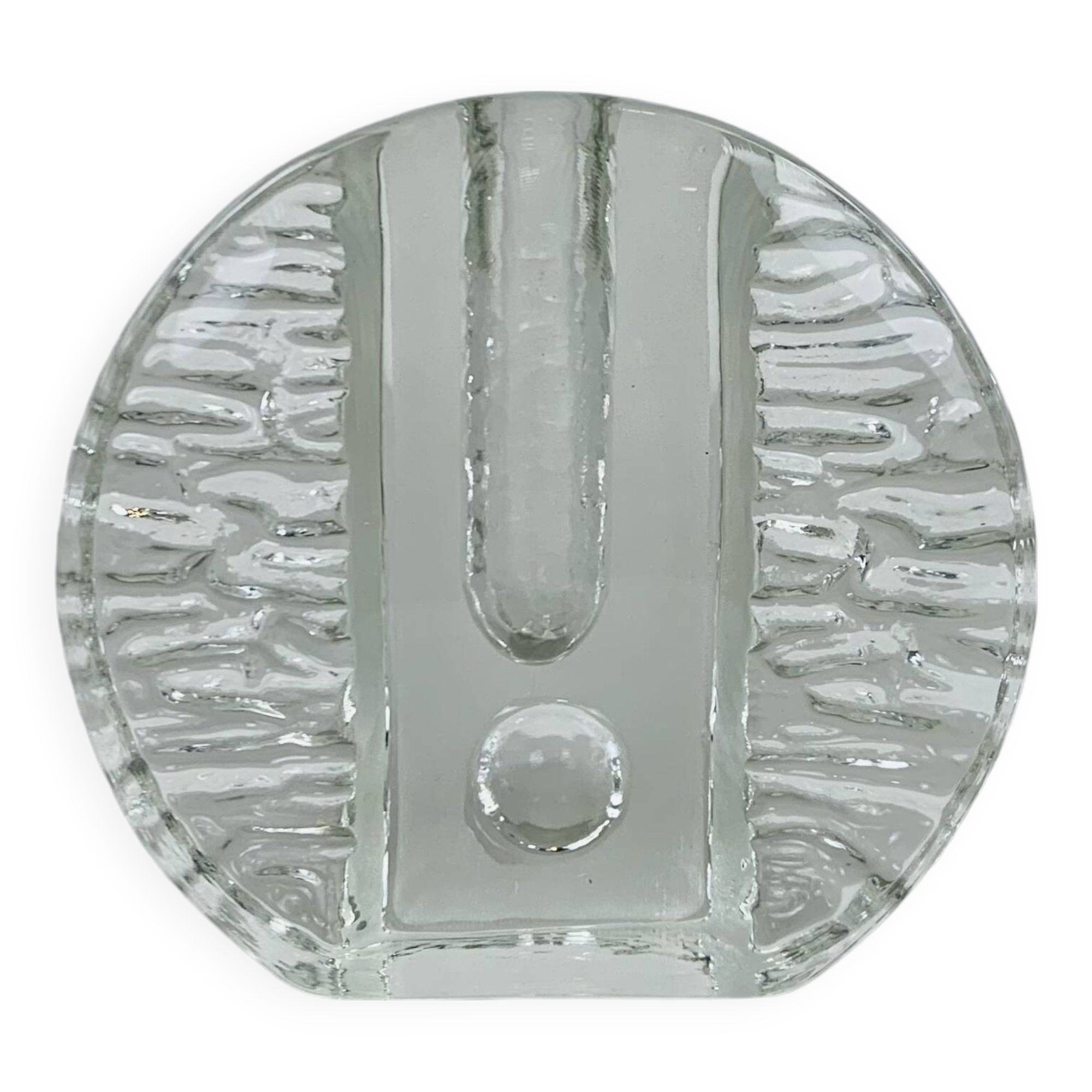 Walther Glass soliflore vase from the 70s, glass