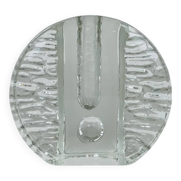 Walther Glass soliflore vase from the 70s, glass