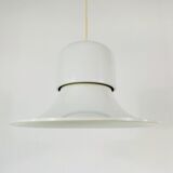 White metal pendant lamp by Joe Colombo, Italy, 1950s