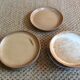 Set de 7 assiettes en grès