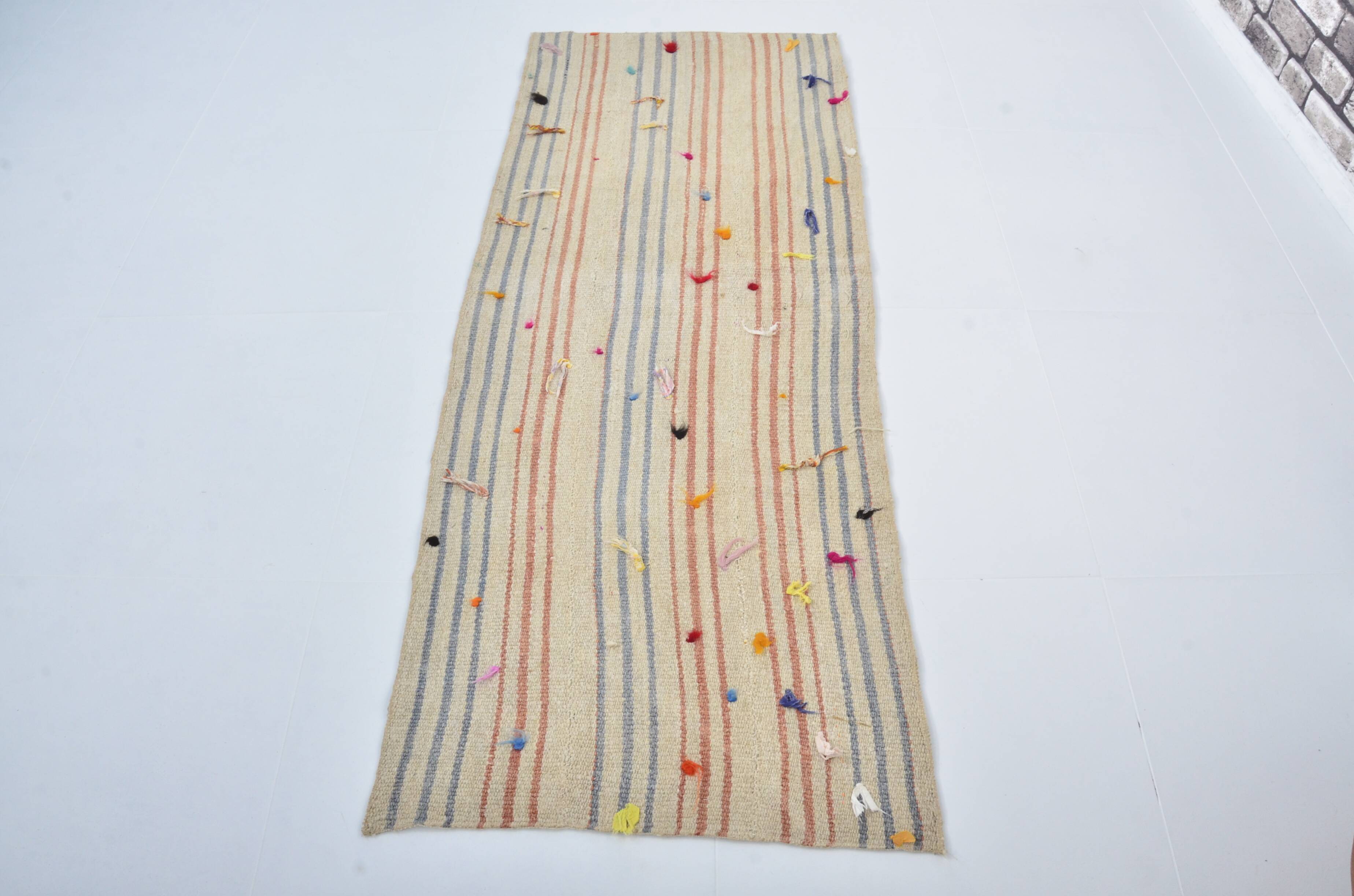 Vintage Turkish Colourful Kilim Rug sku 3378