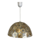 Vintage mother-of-pearl and resin pendant light, 1970s
