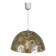 Vintage mother-of-pearl and resin pendant light, 1970s
