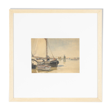 Norderney, Gouache on thick Paper, 46 x 45 cm