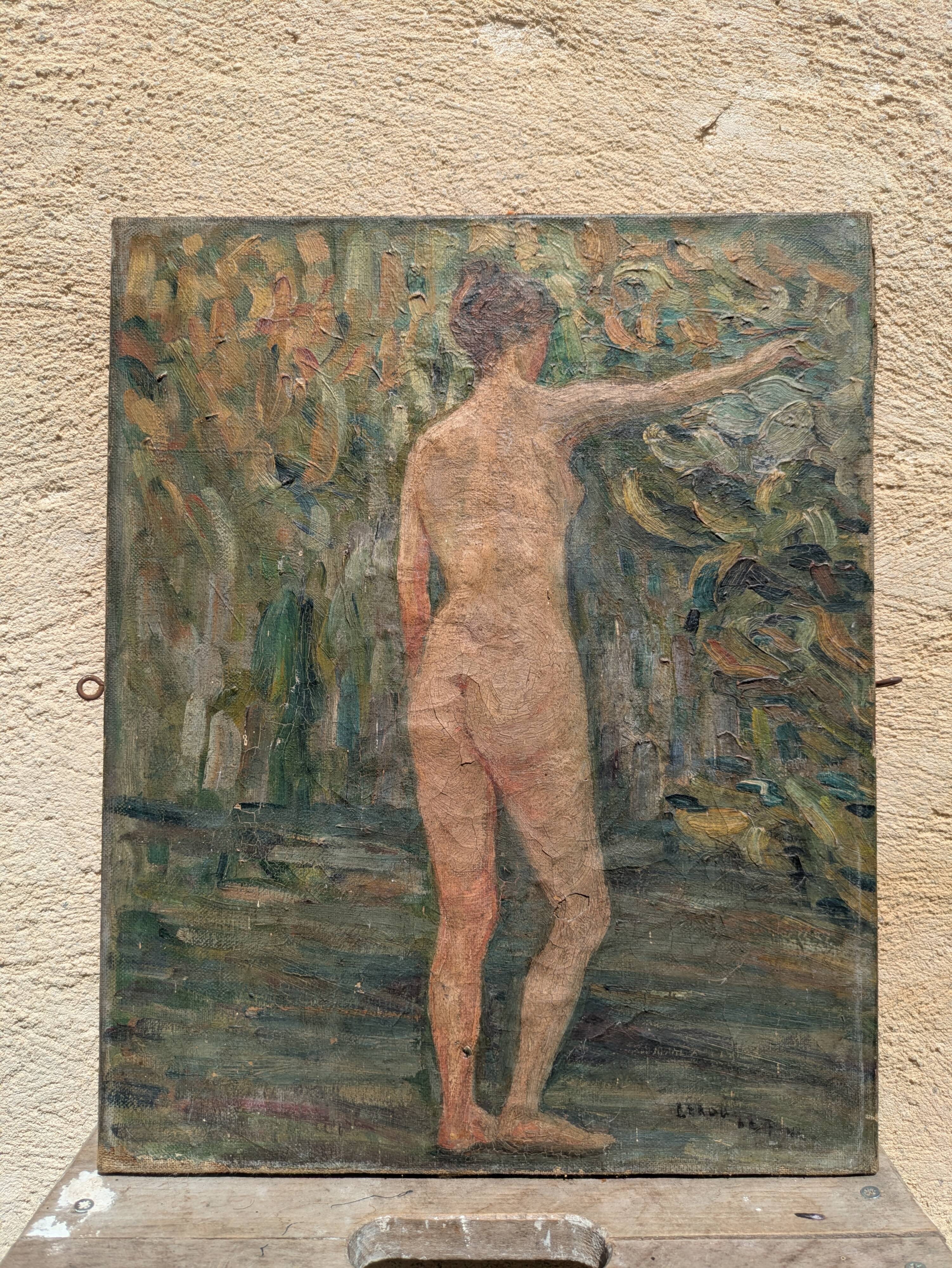 New Neo-Impressionist, Oil on canvas, circa 1920
