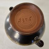 Stoneware vase with Art Deco geometric motifs signed Roger GUERIN