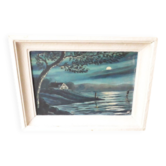 Moonlight painting