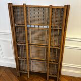 Vintage Foldable Bamboo Shelf