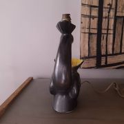 Pied de lampe en ceramique annees 50's