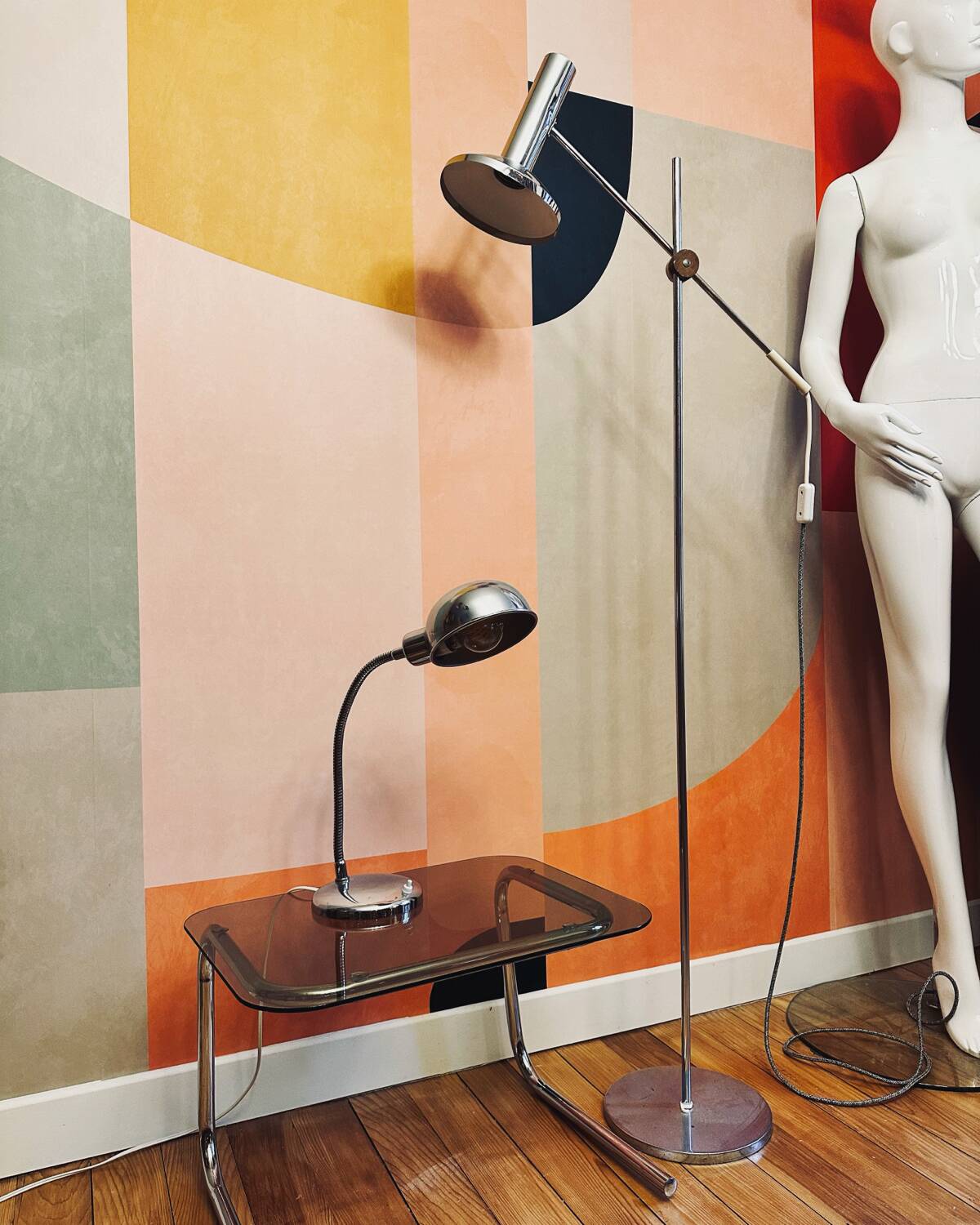 Vintage 70' floor lamp